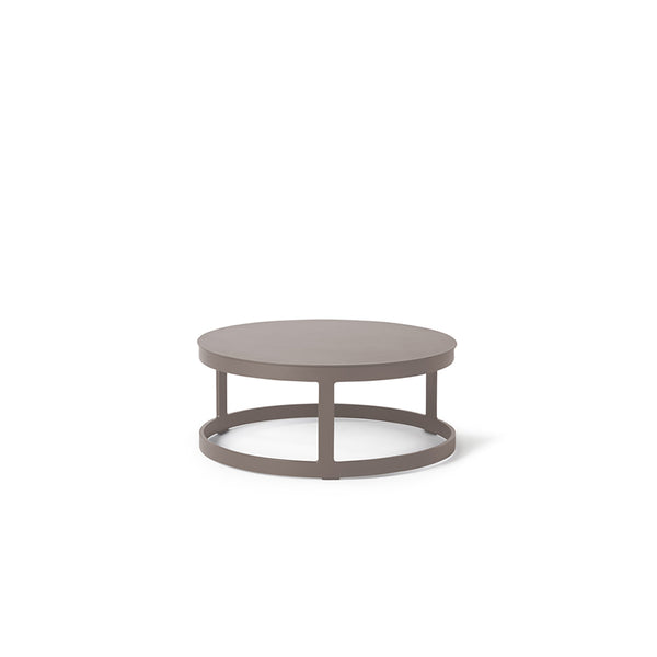 Ventura 28" Side Table in Quartz Grey Aluminum