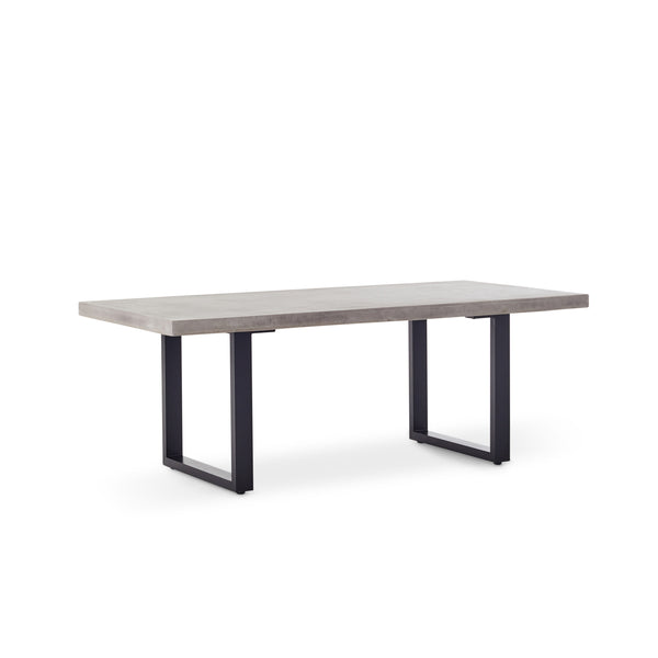 La Jolla 79" Dining Table in Charcoal
